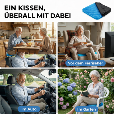 Das Kissen, das Sitzschmerzen lindert